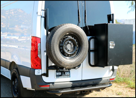 Aluminess Box and Spare Tire Holder